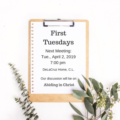 first tuesday 4-2-19
